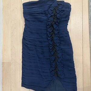 Shoshanna Midnight Blue Strapless Dress